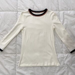 Zara 3/4 Sleeve Sparks Ringlet Tee